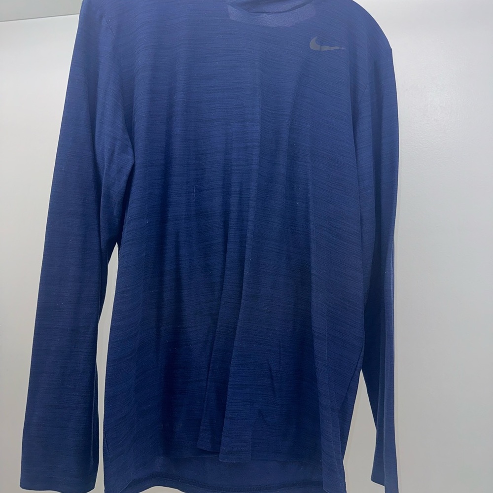 Nike Men's Deep Blue Long Sleeve Tee